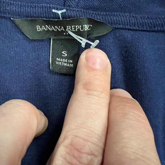 Banana Republic Women's Open Front Jacket Blue Long Sleeve Size Small - Picture 8 of 9